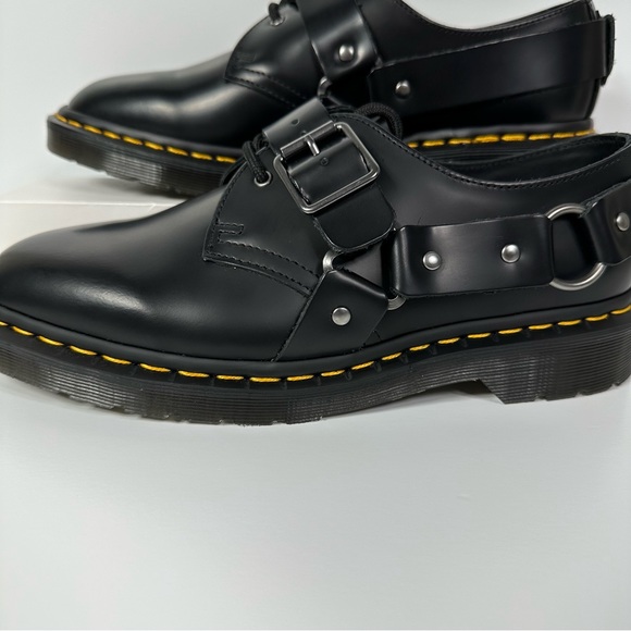 DOC HENREE POLISHED SMOOTH LEATHER BUCKLE SHOES WOMENS SIZE 9 HARNESS STRAPS NEW - Picture 7 of 10